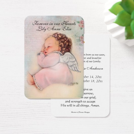 ベビー宗教カトリック葬儀記念聖式 (デスク)