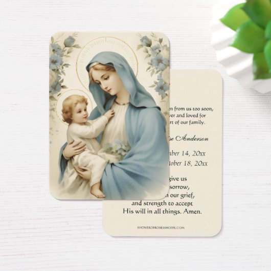 ベビー宗教カトリック葬儀記念聖式 (デスク)