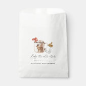 ベビー寒い冬の赤ちゃんシャワー フェイバーバッグ (正面)