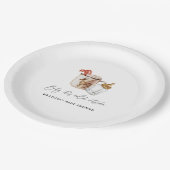 ベビー寒い冬の赤ちゃんシャワー ペーパープレート (アングル)