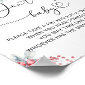 ベビー寒い外の冬はベビーゲームと言わない ポスター (角)