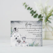 ベビー寒冷で北極圏外の動物シャワー冬 (スタンド正面)