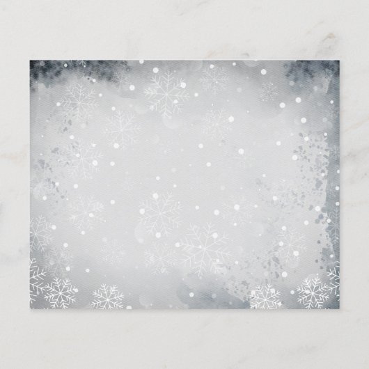 ベビー寒冷で北極圏外の動物シャワー冬 (裏面)