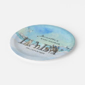 ベビー寒冷で北極圏外の動物シャワー ペーパープレート (アングル)