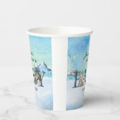 ベビー寒冷で北極圏外の動物シャワー 紙コップ (左)