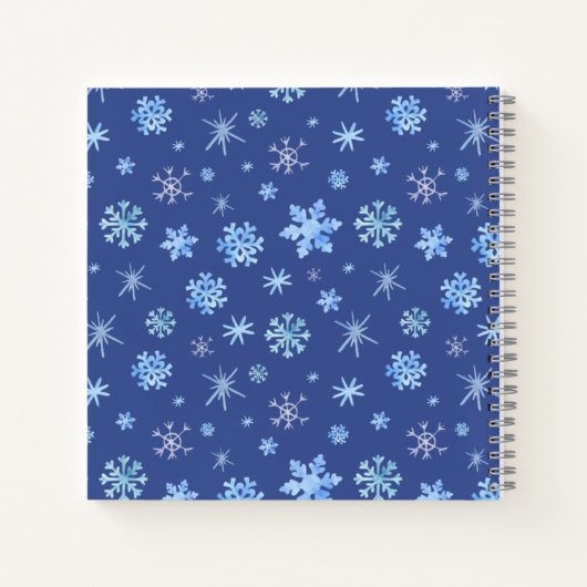 ベビー寒冷な北極圏外の動物の赤ちゃんシャワー ノートブック (裏面)