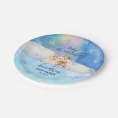 ベビー寒冷な北極圏外の動物の赤ちゃんシャワー ペーパープレート (アングル)