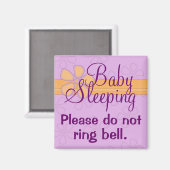 ベビー寝台前扉標識磁石 マグネット (正面/裏面)