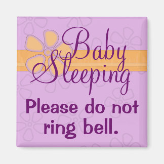 ベビー寝台前扉標識磁石 マグネット