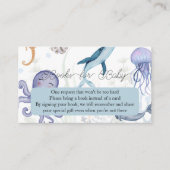 ベビー封入用の帳簿 エンクロージャーカード (正面)