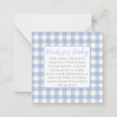 ベビー封入用の帳簿 ノートカード (正面)