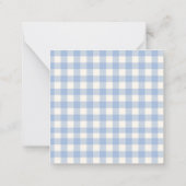 ベビー封入用の帳簿 ノートカード (裏面)