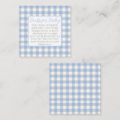 ベビー封入用の帳簿 ノートカード (正面/裏面)