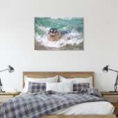 ベビー封印サーフィン キャンバスプリント (インサイチュ (寝室))