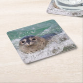 ベビー封印サーフィン スクエアペーパーコースター (アングル)