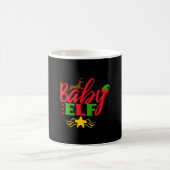ベビー小妖精や小人クリスマス コーヒーマグカップ (中央)
