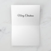 ベビー小妖精や小人ビーチクリスマスデジタルアート シーズンカード (内部)