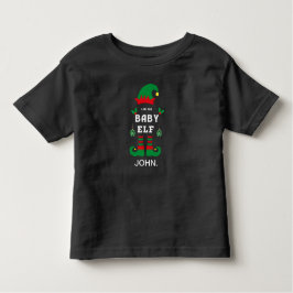 ベビー小妖精や小人ファミリー一致クリスマスコーディネート名bab トドラーTシャツ