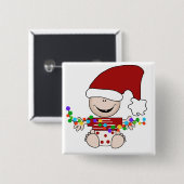 ベビー小妖精や小人ライトTシャツとギフト 缶バッジ (正面&裏面)