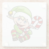 ベビー小妖精や小人 ガラスコースター (裏面)