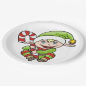 ベビー小妖精や小人 ペーパープレート (アングル)