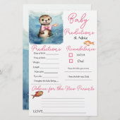 ベビー少女ベビー予測アドバイスカード (正面/裏面)