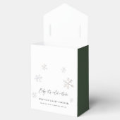 ベビー山外の寒さ冬の赤ちゃんシャワー フェイバーボックス (オープン)