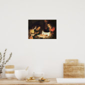 ベビー崇拝, c.1620 ポスター (キッチン)