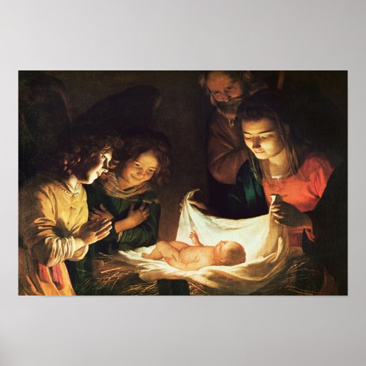 ベビー崇拝, c.1620 ポスター (正面)