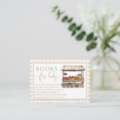 ベビー市場ストール中性ベビーシャワー用の本 エンクロージャーカード (スタンド正面)