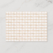 ベビー市場ストール中性ベビーシャワー用の本 エンクロージャーカード (裏面)