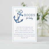 ベビー帳 | ブルー航海のいかりベビーSh エンクロージャーカード (スタンド正面)