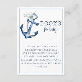 ベビー帳 | ブルー航海のいかりベビーSh エンクロージャーカード