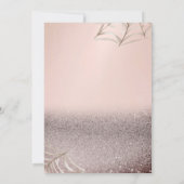 ベビー幽霊ティーポットバラグリッター《写真》ぼけ味ベビーシャワー 招待状 (裏面)