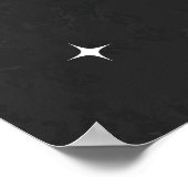 ベビー幽霊ベビーシャワーリトルブーウェルカムサイン ポスター (角)