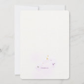 ベビー幽霊ベビーシャワー招待状 招待状 (裏面)