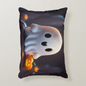 ベビー幽霊不気味かわいいハロウィーンキャラクター アクセントクッション (正面(垂直))