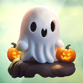 ベビー幽霊不気味かわいいハロウィーンキャラクター ウィンドウサイン (シート3)