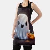 ベビー幽霊不気味かわいいハロウィーンキャラクター エプロン (インサイチュ)