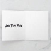 ベビー幽霊不気味かわいいハロウィーンキャラクター カード (内部)