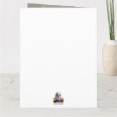 ベビー幽霊不気味かわいいハロウィーンキャラクター カード (裏面)