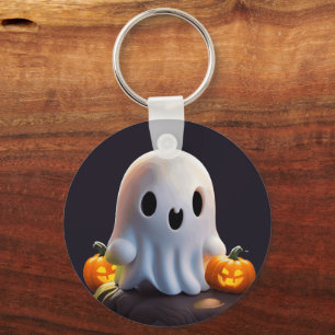 ベビー幽霊不気味かわいいハロウィーンキャラクター キーホルダー
