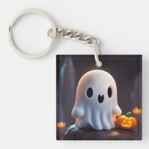 ベビー幽霊不気味かわいいハロウィーンキャラクター キーホルダー