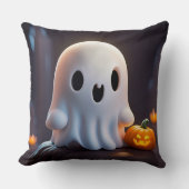 ベビー幽霊不気味かわいいハロウィーンキャラクター クッション (正面)
