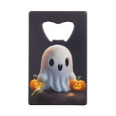 ベビー幽霊不気味かわいいハロウィーンキャラクター クレジットカード栓抜き (裏面)