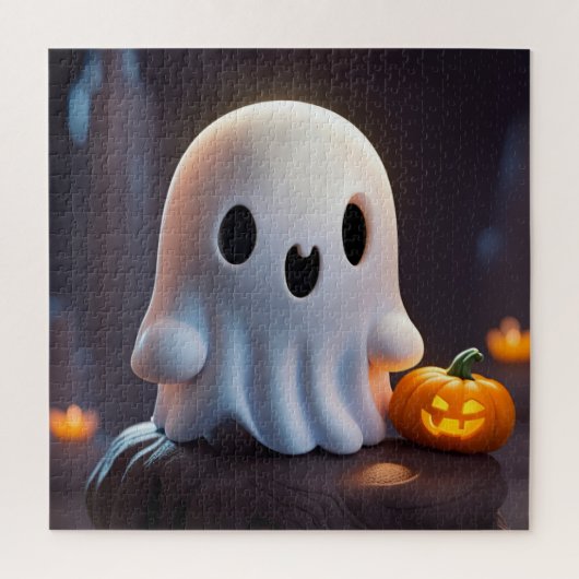ベビー幽霊不気味かわいいハロウィーンキャラクター ジグソーパズル (縦)