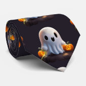 ベビー幽霊不気味かわいいハロウィーンキャラクター ネクタイ (ロール)