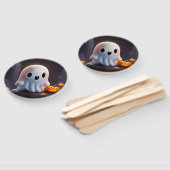 ベビー幽霊不気味かわいいハロウィーンキャラクター ハンドファン (組立なし)