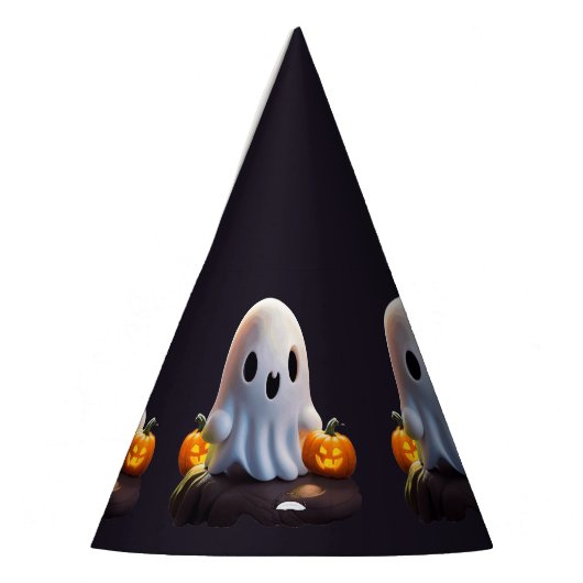 ベビー幽霊不気味かわいいハロウィーンキャラクター パーティーハット (左)