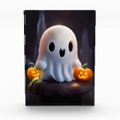 ベビー幽霊不気味かわいいハロウィーンキャラクター フォトブロック (正面)